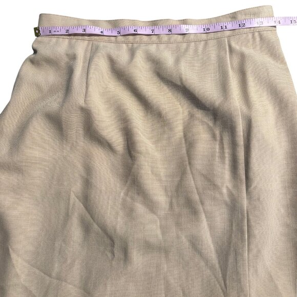 Sag Harbor vintage cream 2 piece skirt suit oversize blazer sz 8 - Picture 7 of 16